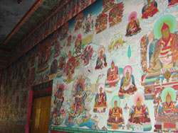 Shechen Monastery wall painting